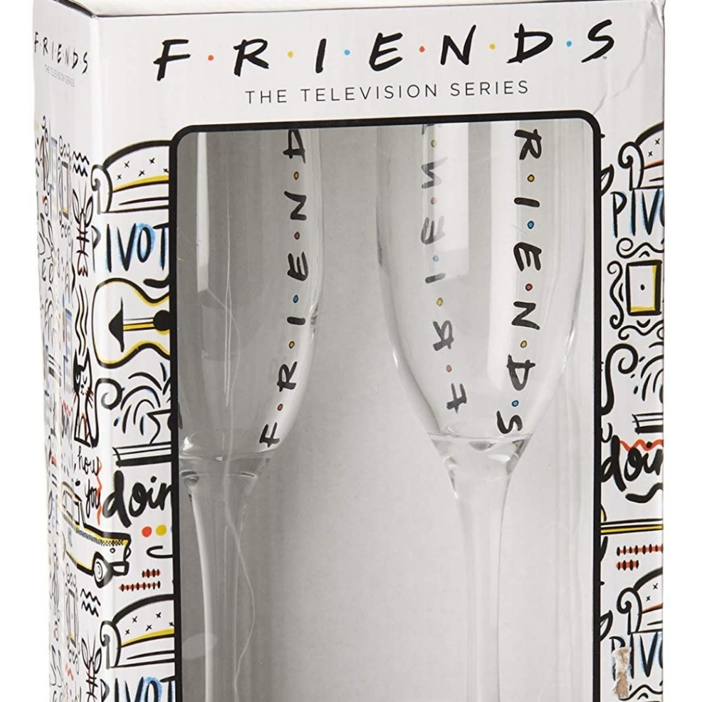 Friends Champagne Glasses